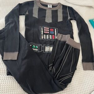 Hanna andersson glow in the dark Star Wars pajamas size 8 euc
